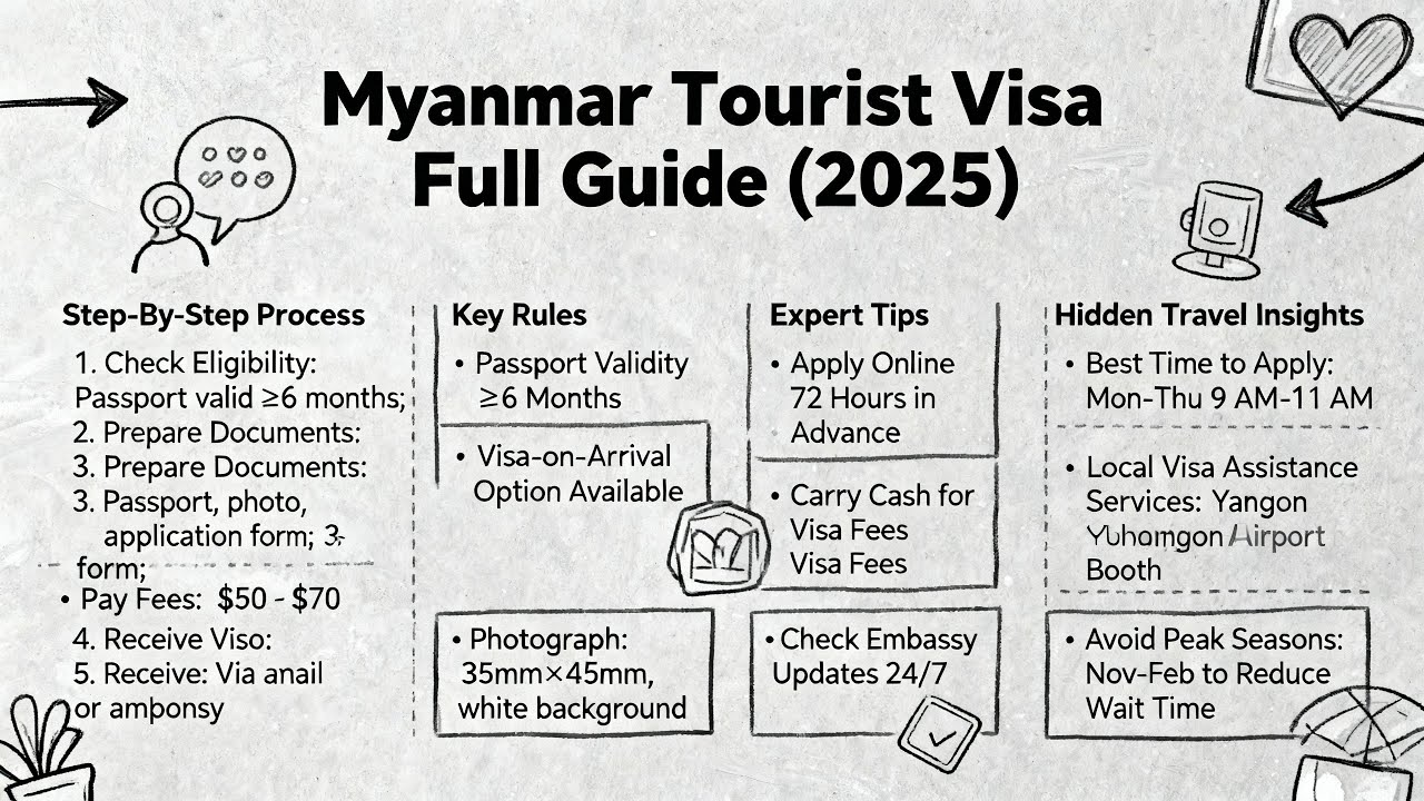 Myanmar Tourist Visa Full Guide (2025) | Step-By-Step Process, Rules, Tips & Hidden Travel Insights