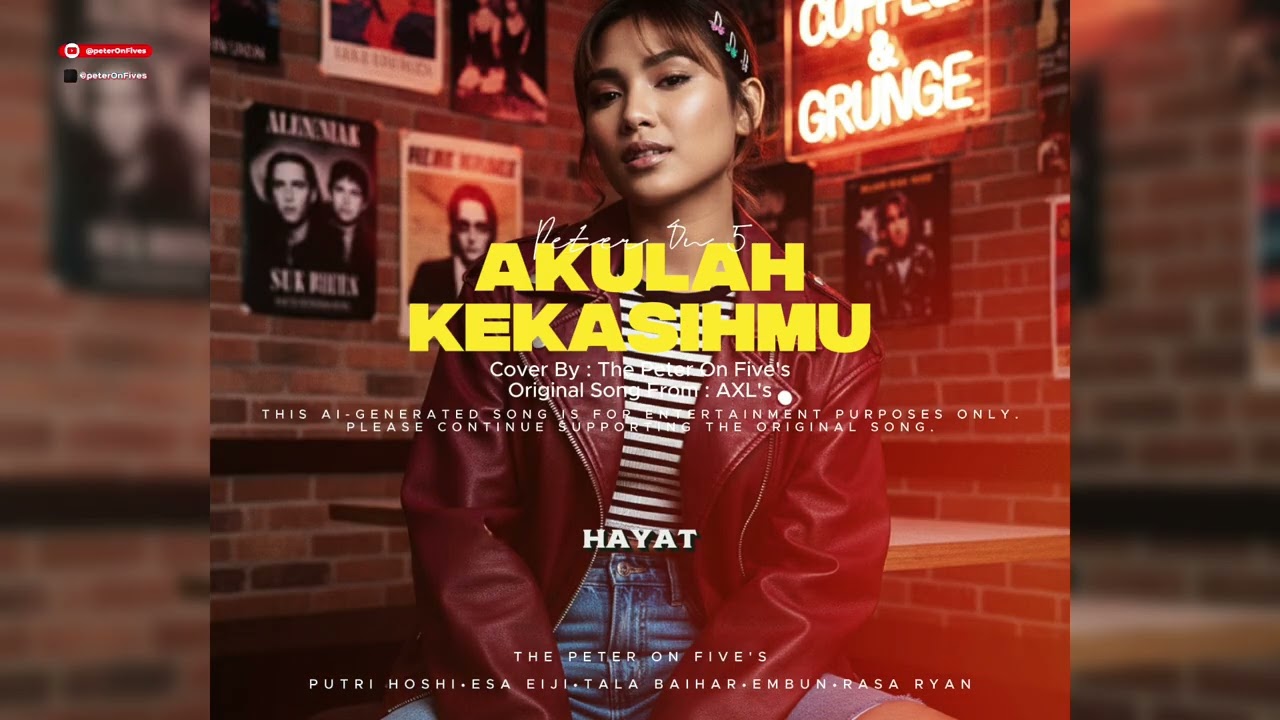AXL's - Akulah Kekasihmu - Cover By - Peter On Five's