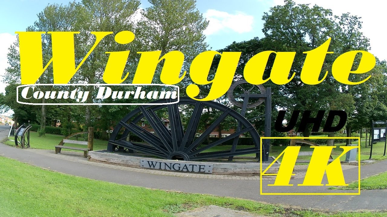 Walking in Town of Wingate. County Durham 2023