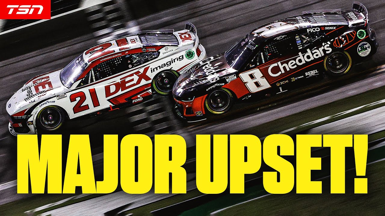 HARRISON BURTON WINS 1ST NASCAR CUP SERIES RACE IN DRAMATIC FASHION!
