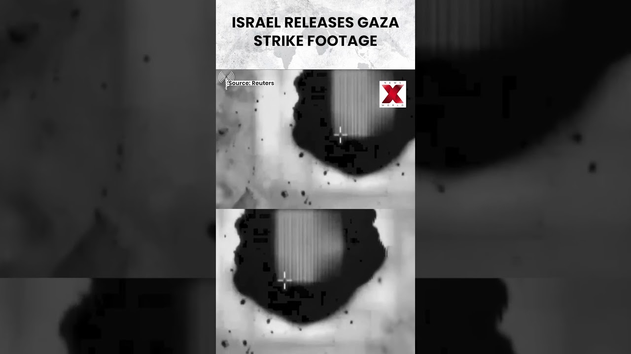 #watch | Israel shares Gaza strike footage amid escalating conflict and growing international