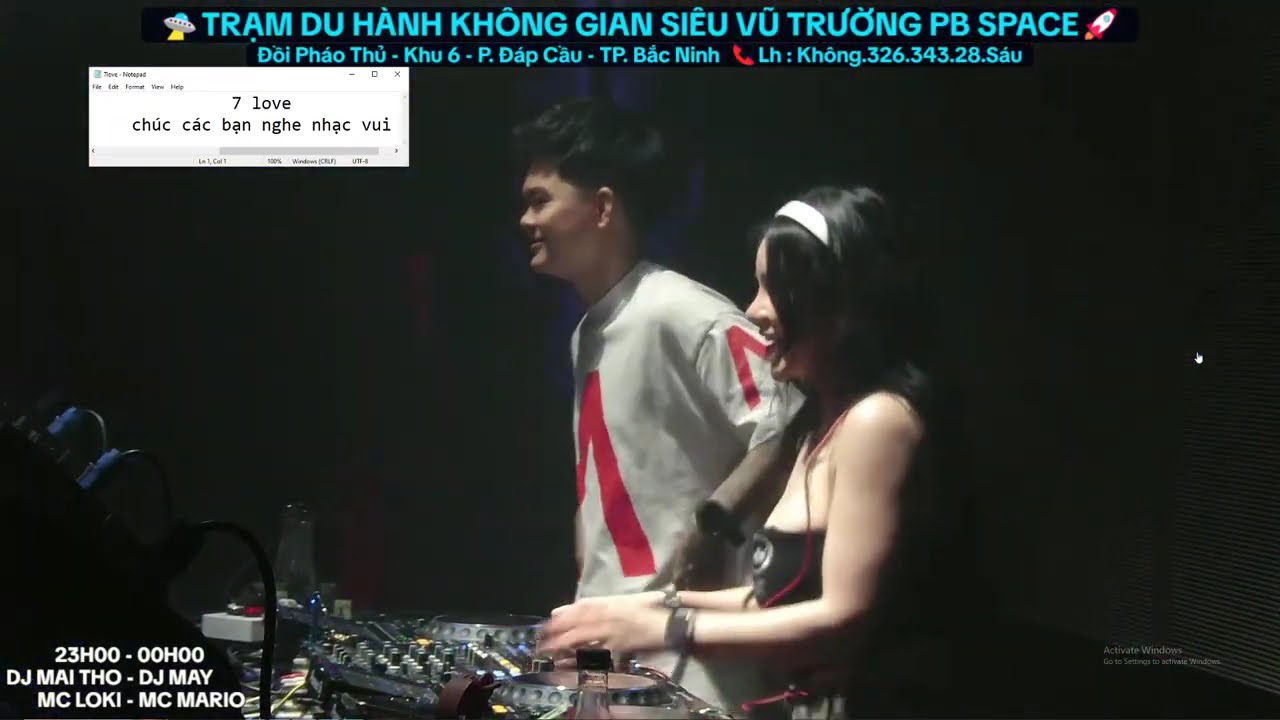 Sexy DJ Mai Thỏ ft Sexy DJ May live tại PB Space Club BN 11-5-25