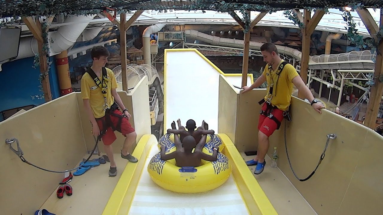 The Sidewinder Water Slide at Sandcastle Waterpark