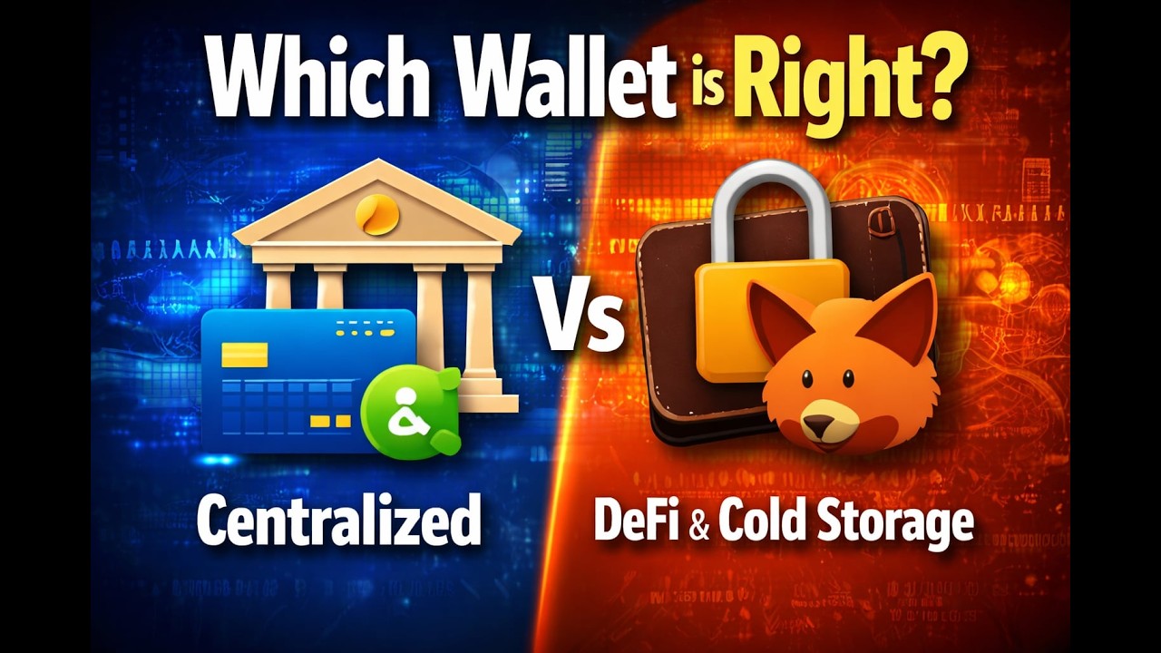 Digital Wallets Explained: Centralized, DeFi, and Cold Storage!!! #crypto #cryptowallet #education