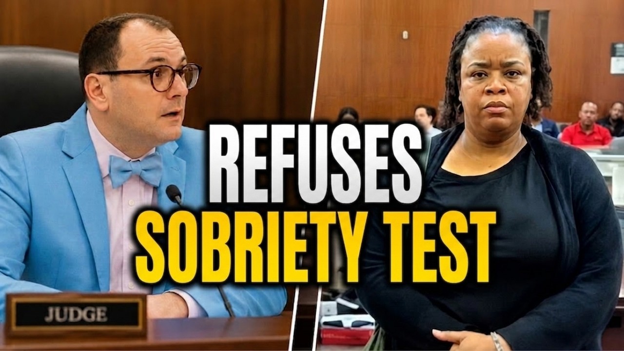 Defendant Refuses Sobriety Test&mdash;Judge Fleischer Reacts Immediately in Court