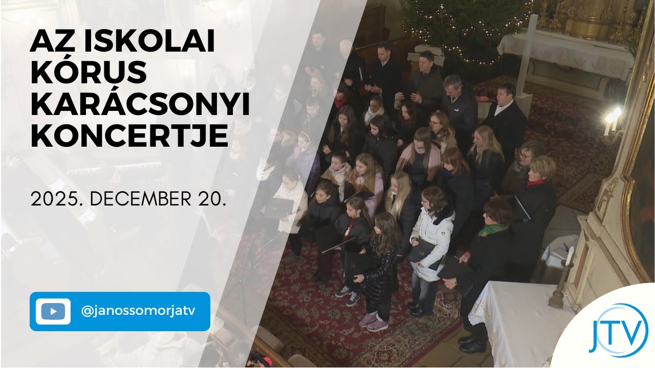 Az iskolai kórus karácsonyi koncertje - 2025.12.20.