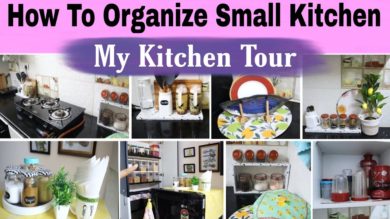 Small Kitchen Countertop Organization Ideas, My Organized Kitchen Tour, Kitchen Tips and Tricks,