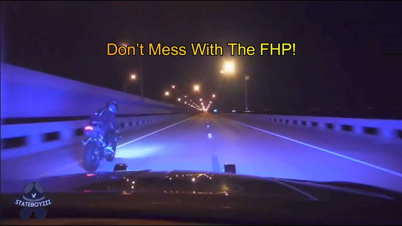 Florida Highway Patrol Crashes Into Sport Bike to End Pursuit