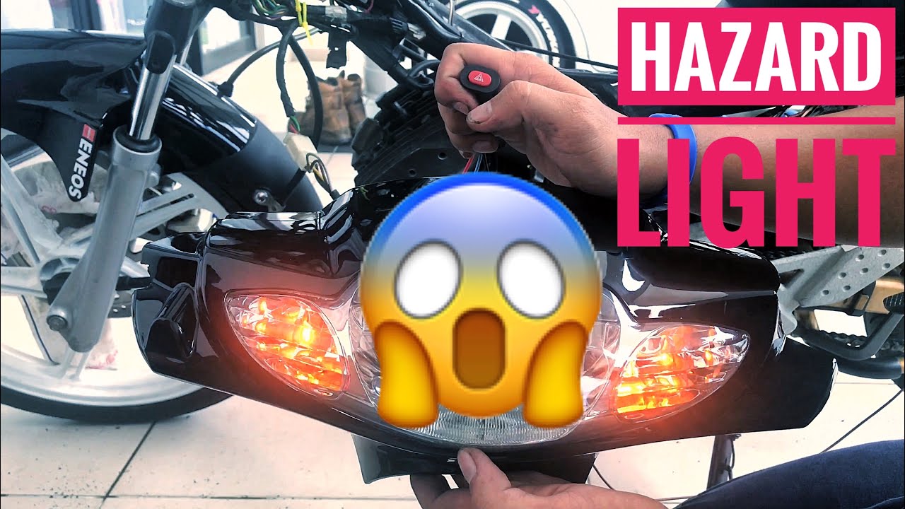 Modenas Dinamik 120 VLOG #08 - CARA NAK BUAT HAZARD LIGHT / DOUBLE SIGNAL!!! 😱