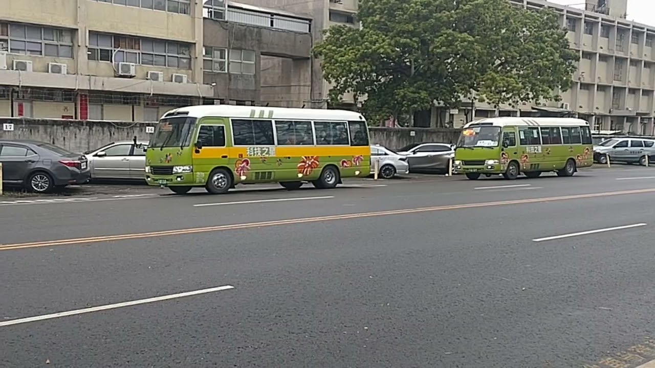 20260304 科技之星 新竹市公車83路 連兩台 停靠學園商場站 MOV 4846
