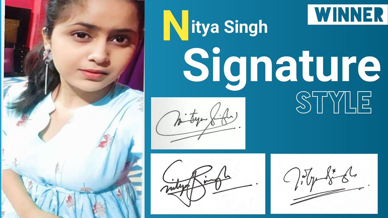 N Signature Style | N Signature Style Simple | N Signature Tutorial