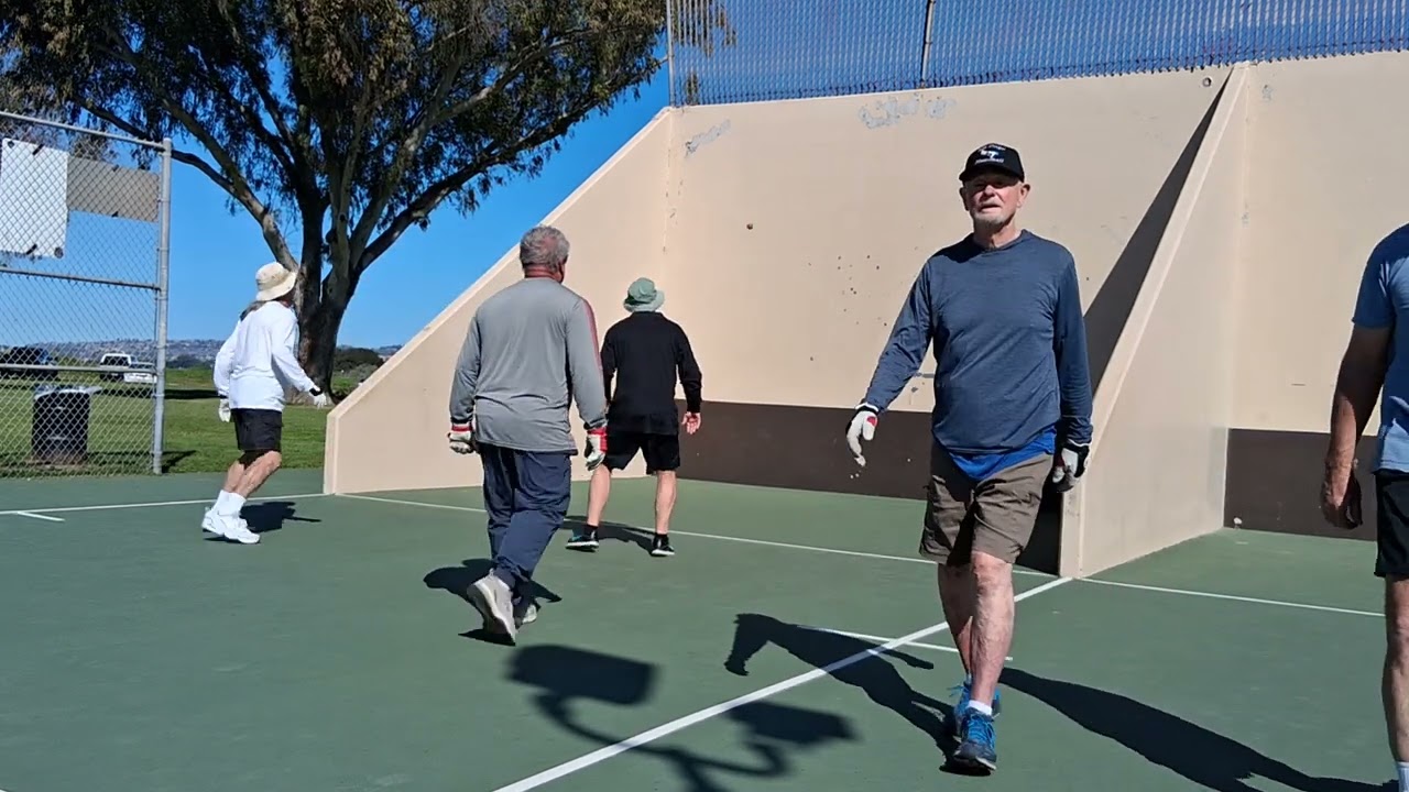 Garvin and Patrick vs Charles and John 1st game Robb field handball tournament 