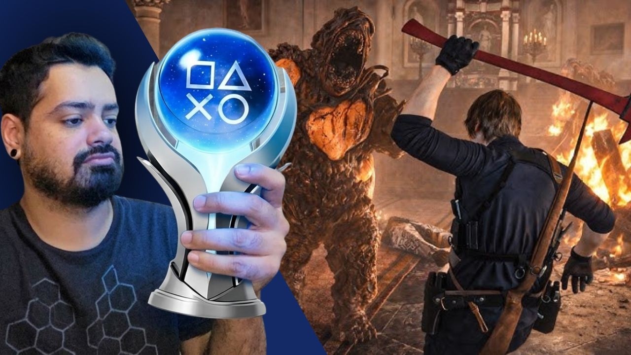 RESIDENT EVIL REQUIEM - A PLATINA 🔥 ESSE JOGO ESTÁ UM ABSURDO!
