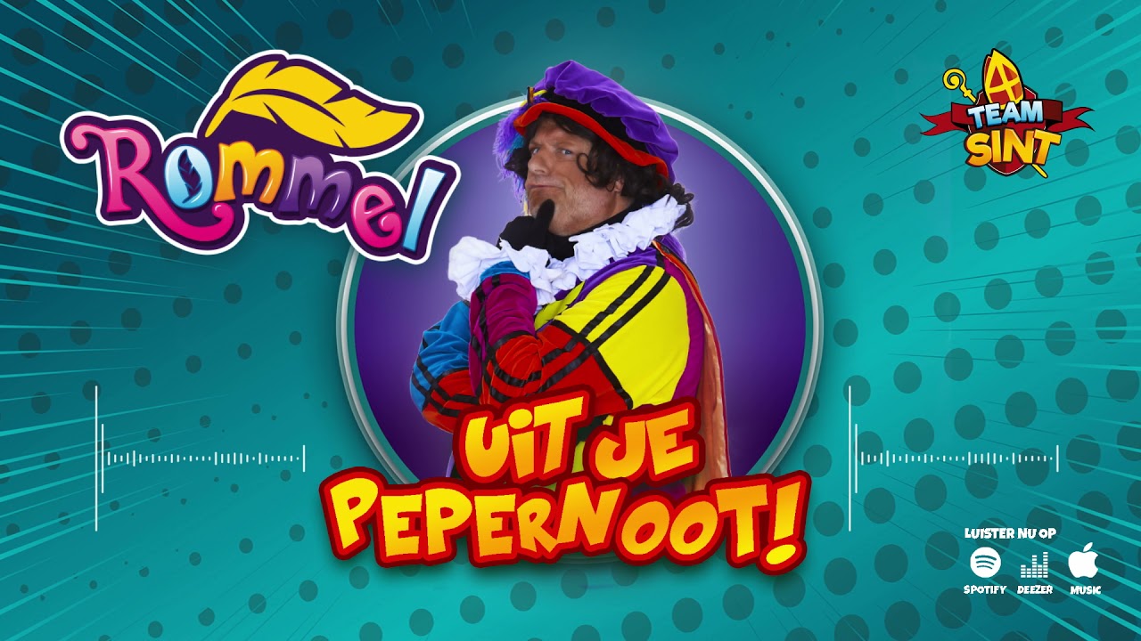 Rommelpiet - Uit Je Pepernoot (Official Audio)