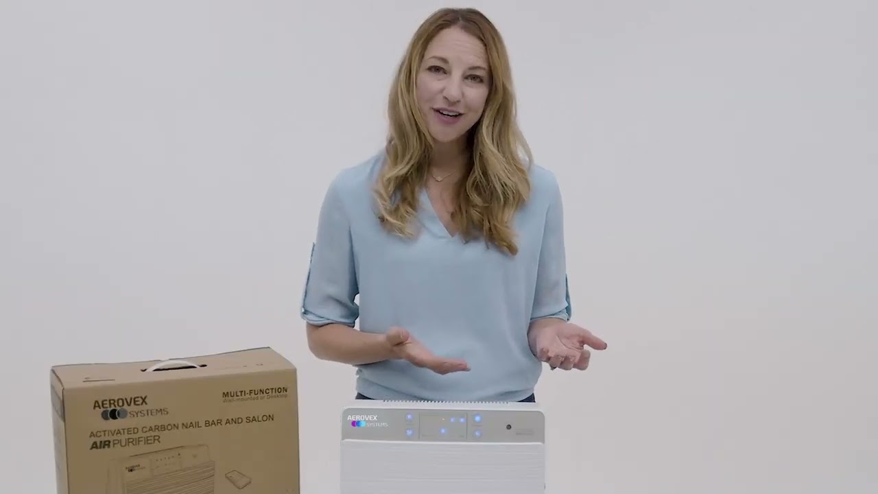 Aerovex Systems Wall Mount Air Purifier for Salon Suites Unboxing and Features