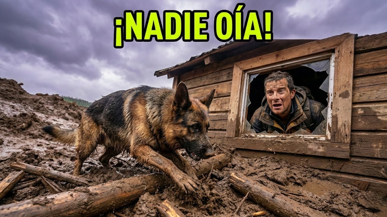 Nadie podía oírlos gritar, pero el perro nunca se rindió