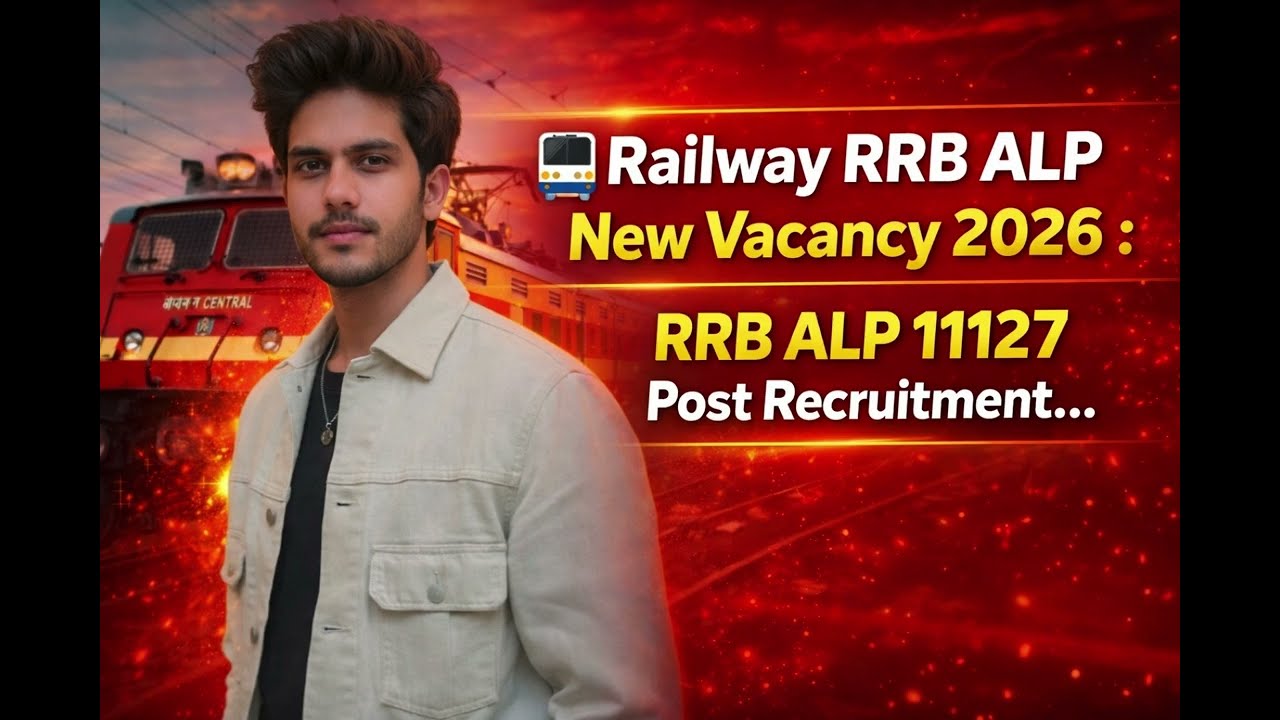 RRB ALP 2026 🚨 11127 Post Recruitment | Railway New Vacancy 2026🚂