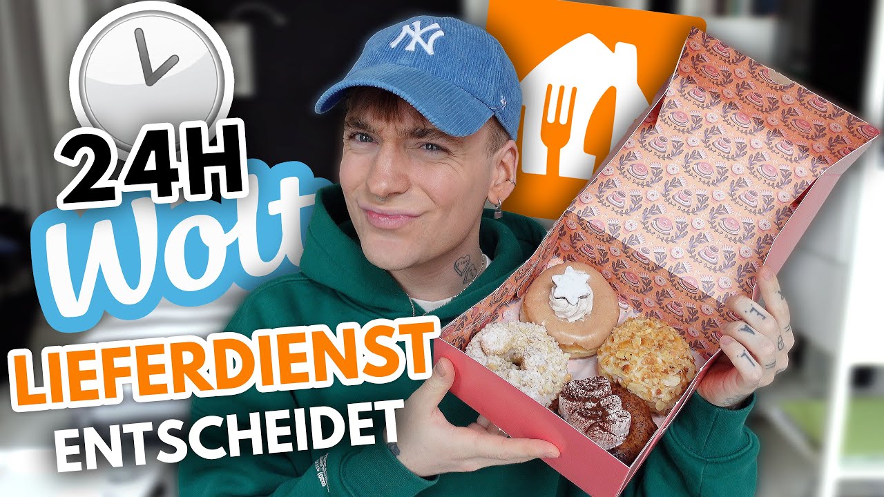 Lieferdienst entscheidet 24h lang was ich esse (Vegan Edition) | Fabi Wndrlnd