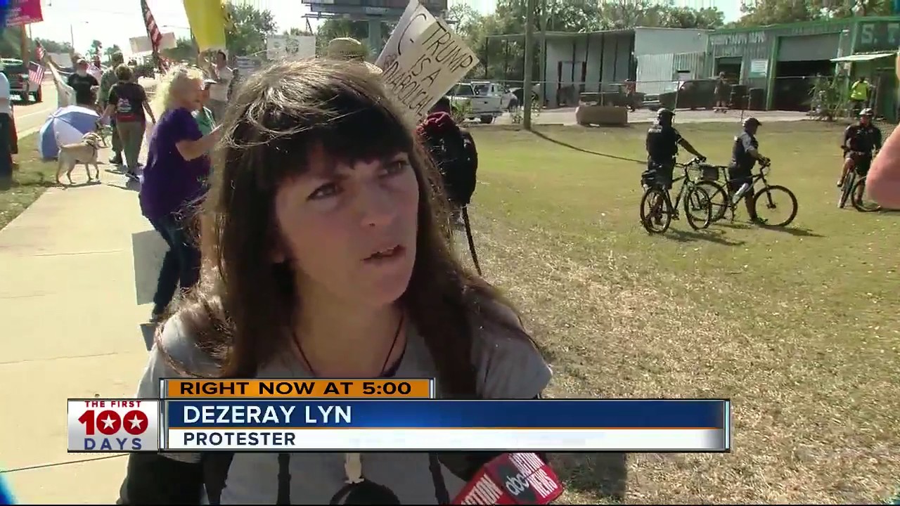 President Trump visits Macdill Air Force Base