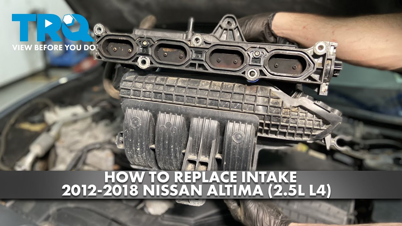 Как заменить впускной коллектор Nissan Altima 2.5L L4 2012-2018