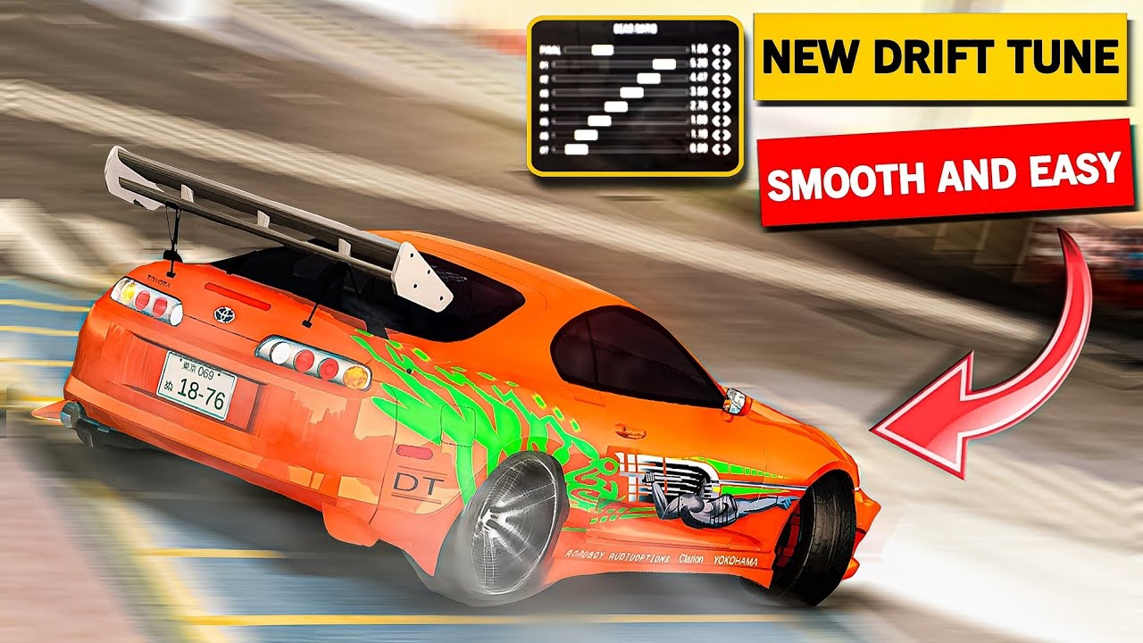 Best New Drift Settings for Toyota Supra MK4 - Car Parking Multiplayer