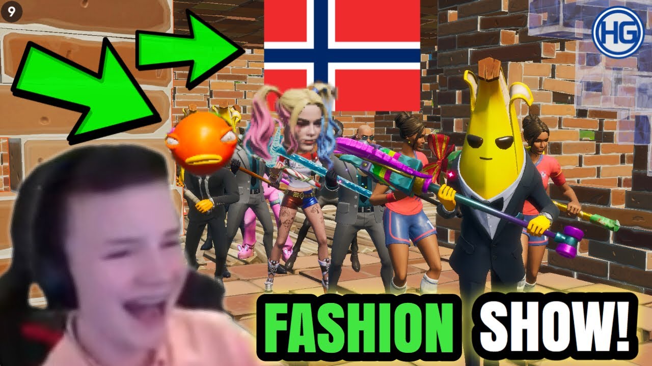 Fortnite FASHION SHOW #6! *BESTE SLUTTEN😂* 17. Mai Tema (DEL 2)