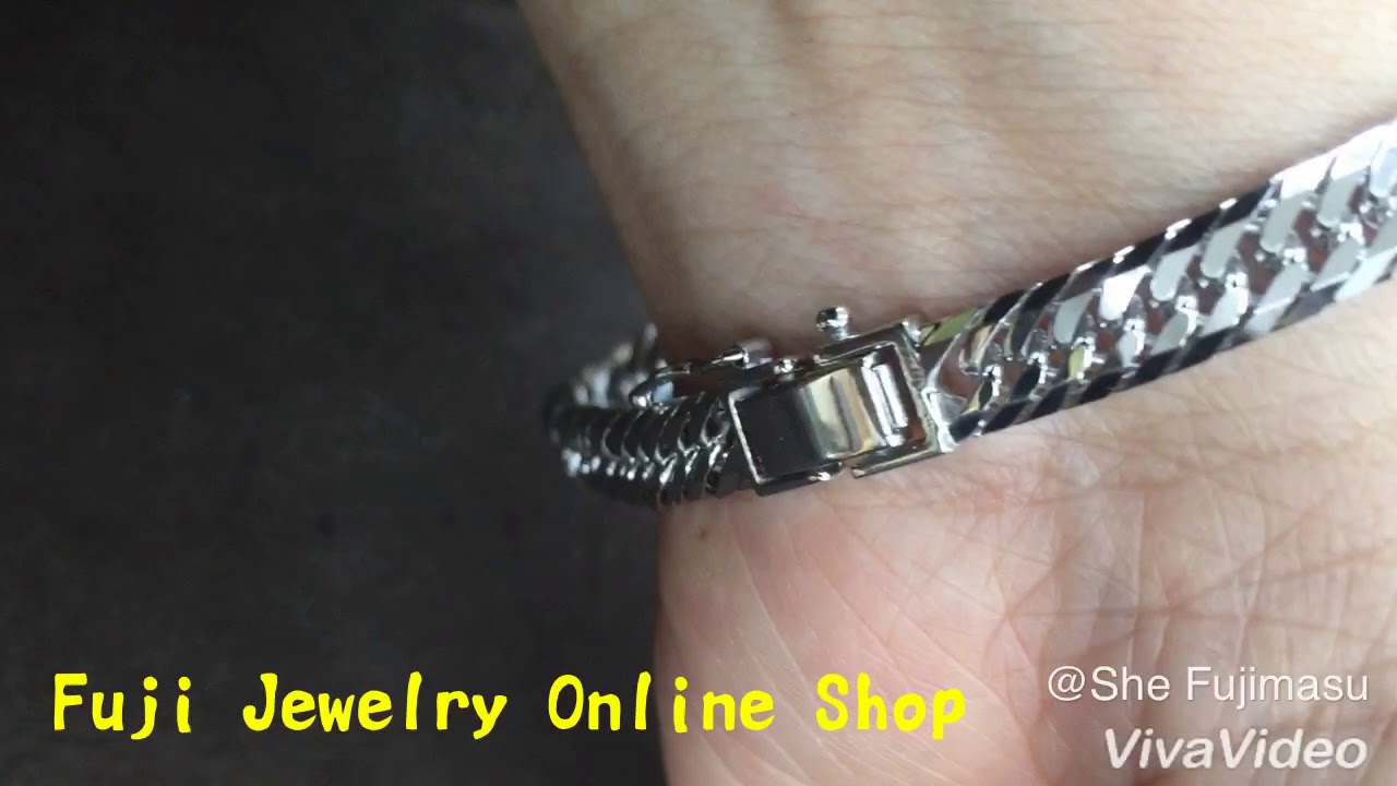 JAPAN WHITE GOLD BRACELET 20GRAMS