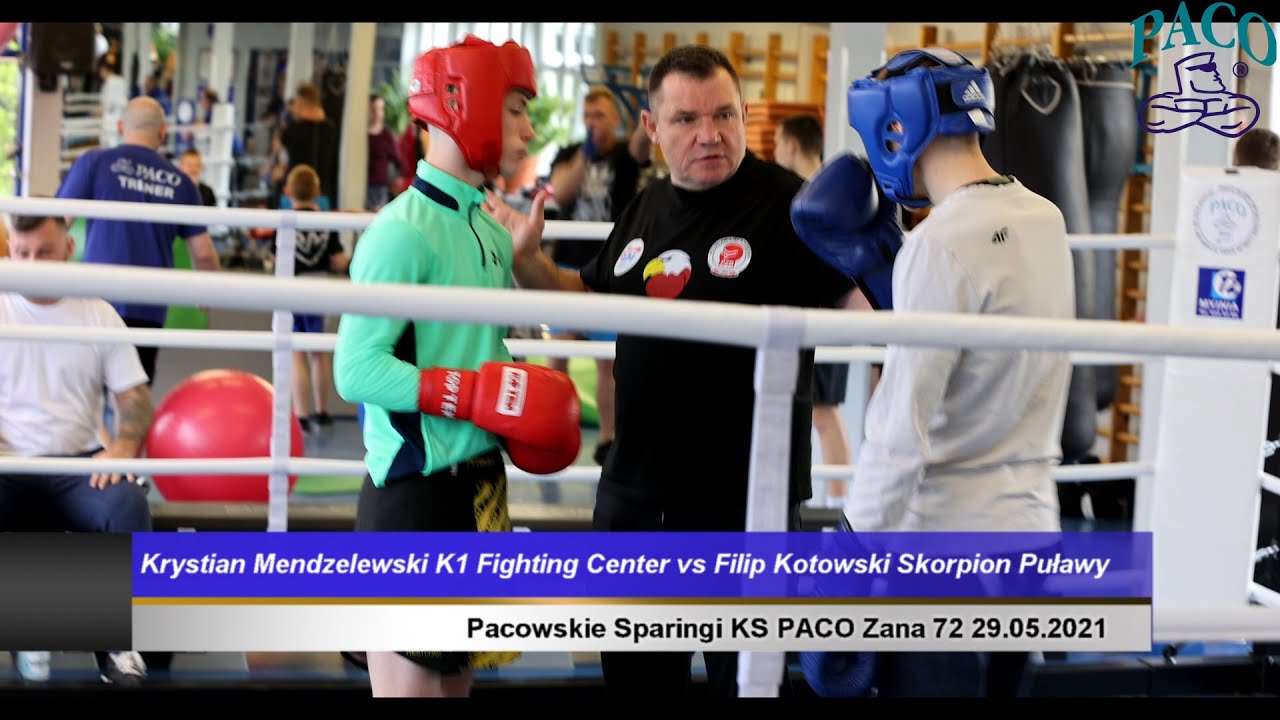 Pacowskie Sparingi Krystian Mendzelewski K1 Fighting Center vs Filip Kotowski Skorpion Puławy KS Pac