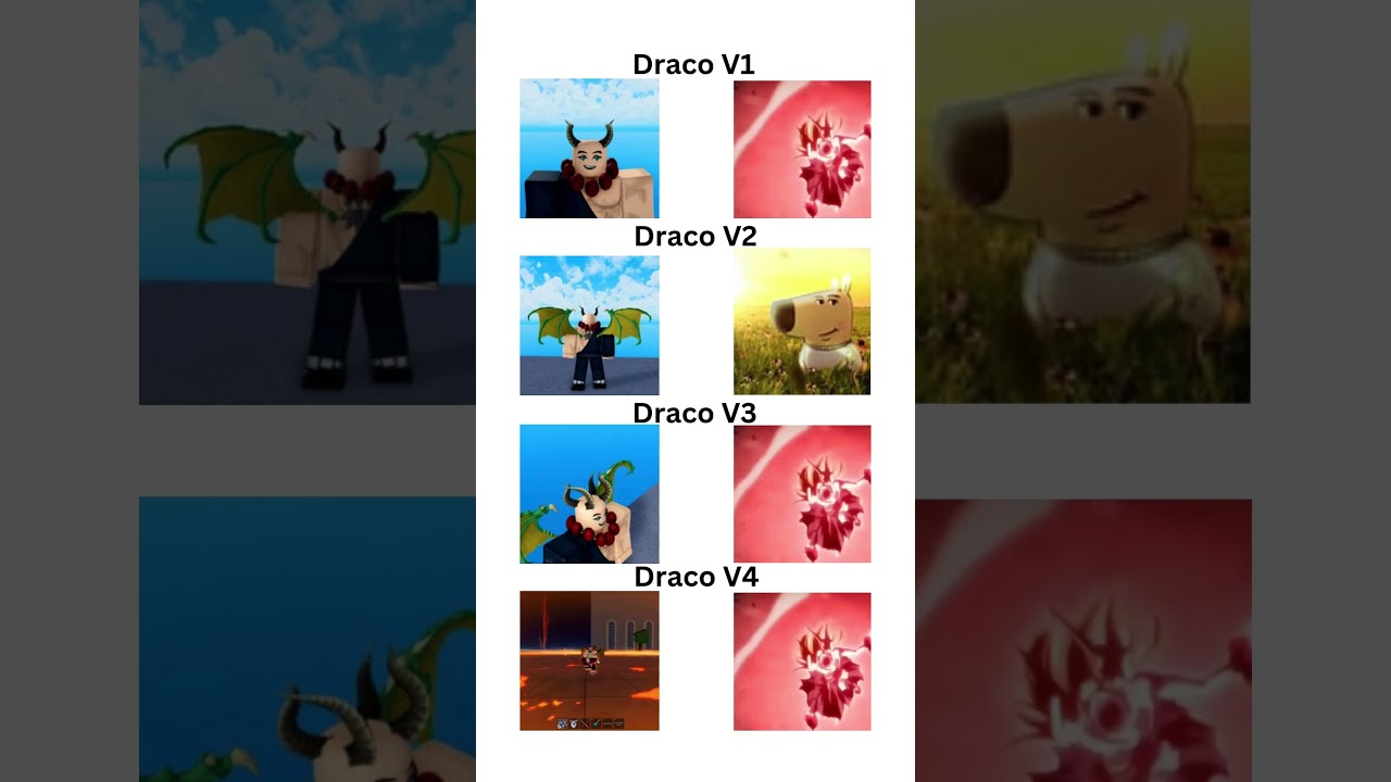 Blox fruits Draco Race V4 be like...