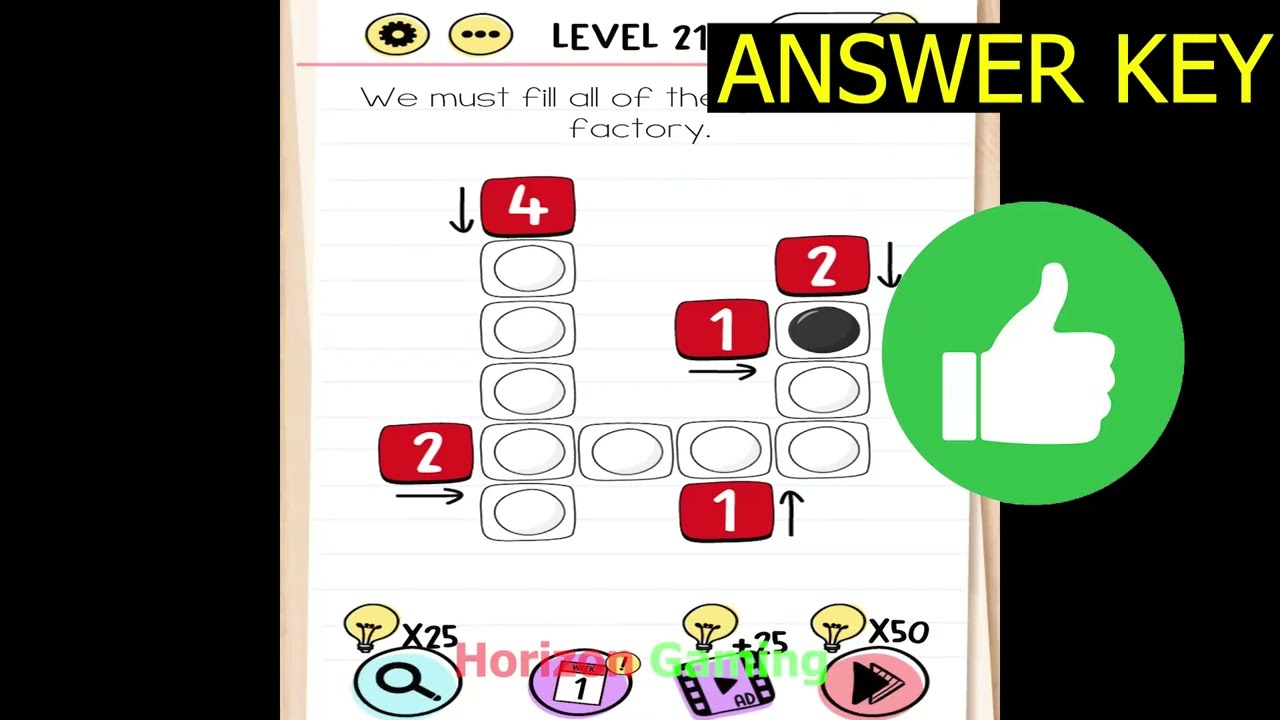 Brain Test Tricky Puzzles LEVEL 213 We must fill all of the grids in the factory - Gameplay