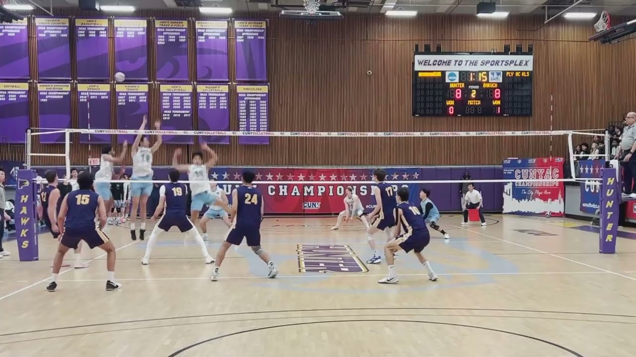 2025 CUNY Finals D3 Men's Volleyball Hunter College v Baruch College