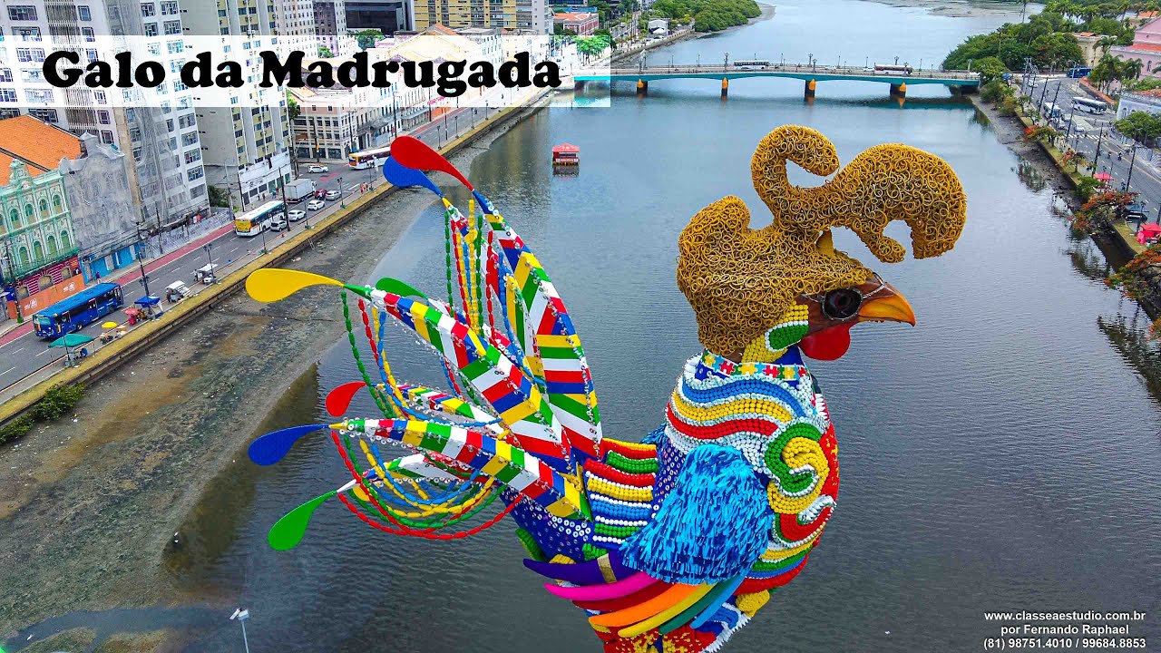 Galo da Madrugada, Carnaval, Recife - Pernambuco. Imagens Aéreas. Foto & Video.