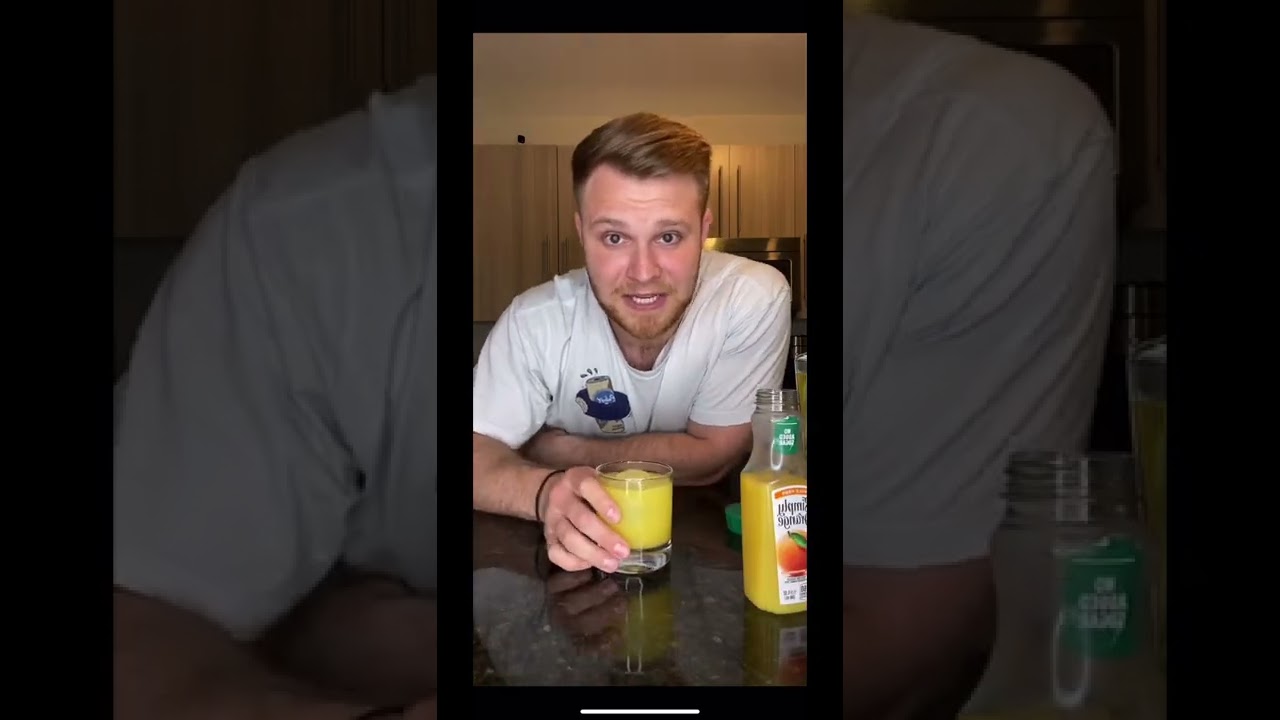 Orange Sherbert Drink?!