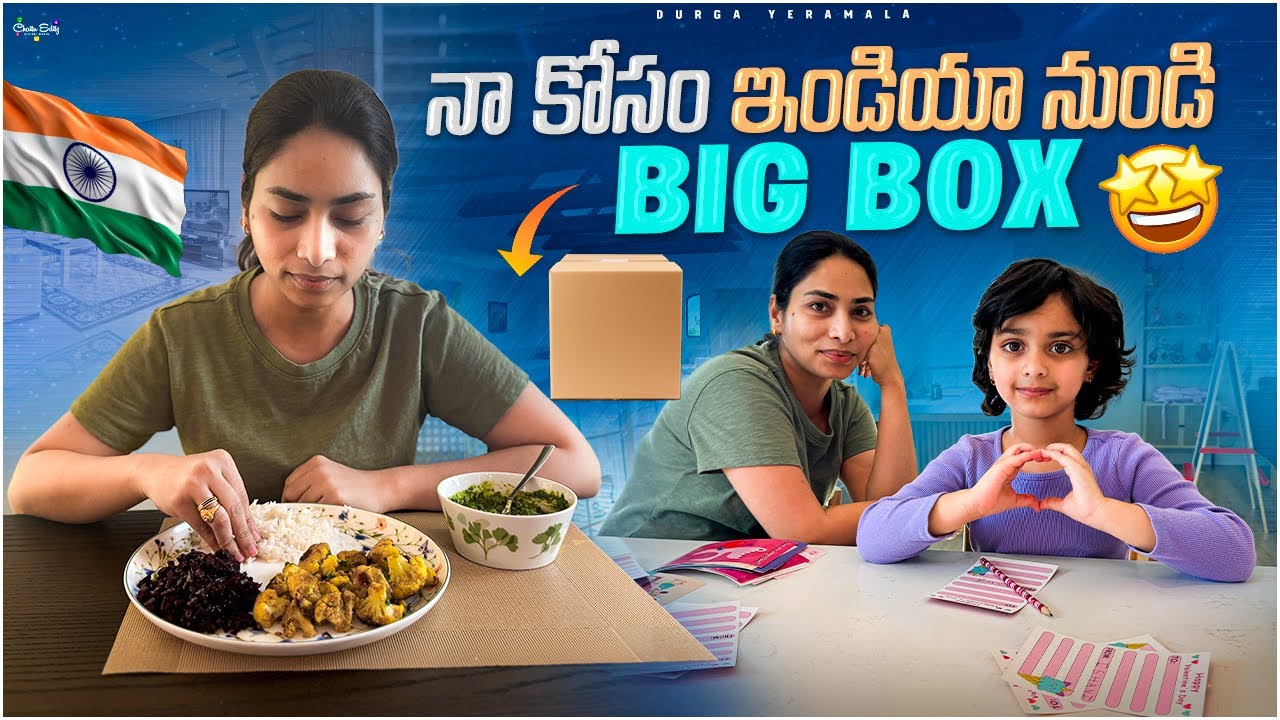 India నుండి వచ్చిన BIG Package & Quince Clothes Haul | My Food Plates Today (Telugu Vlog)