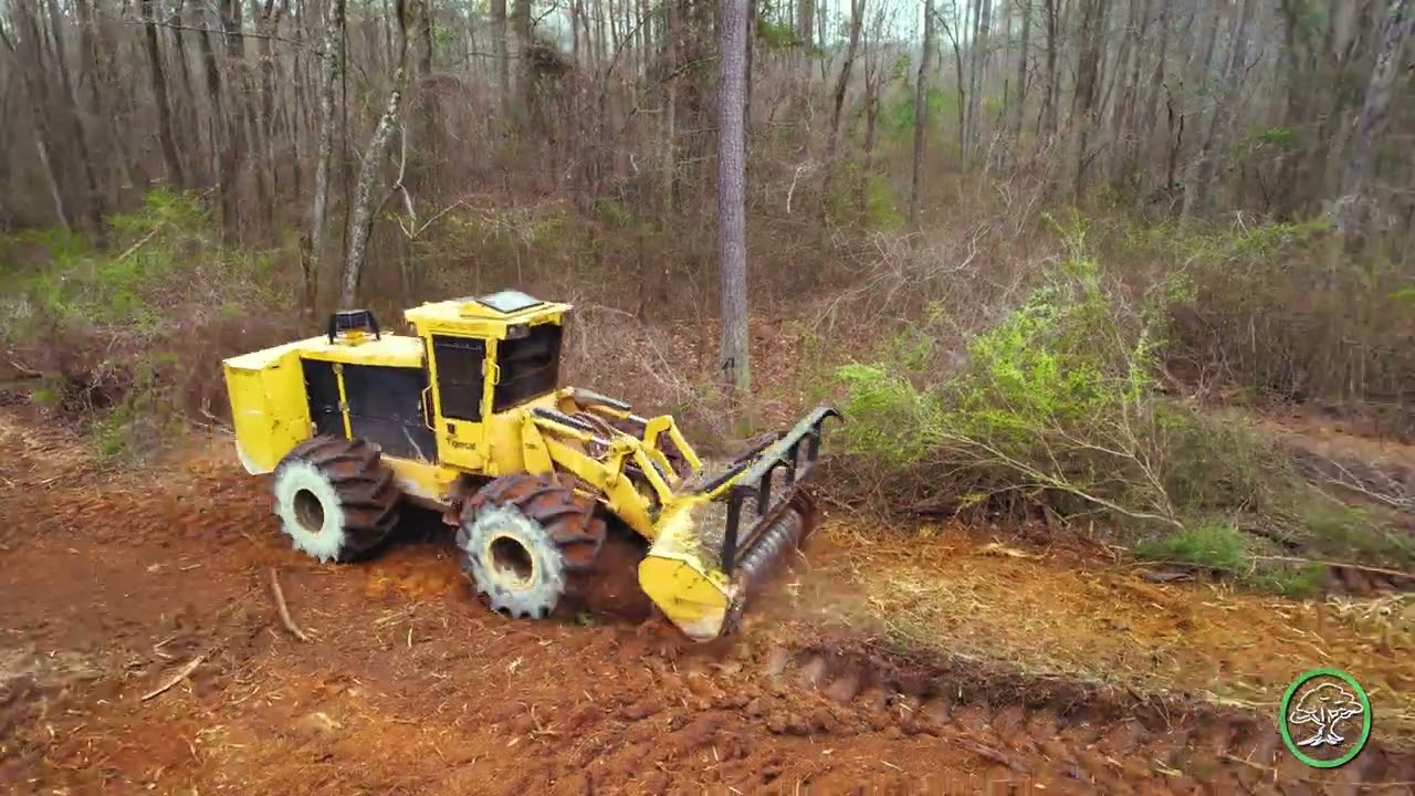 Timelapse of Tigercat Mulching
