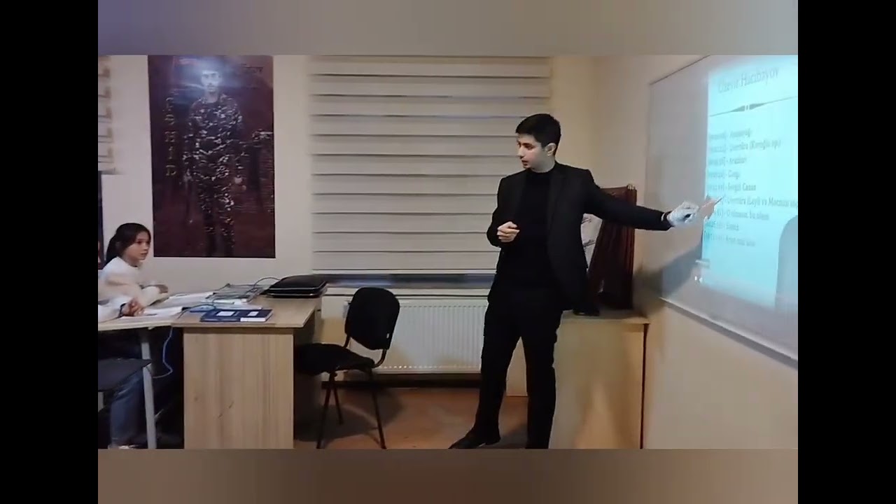 Üzeyir Hacıbəyova həsr olunmuş dərs 7b sinif şagirdləri (2025)