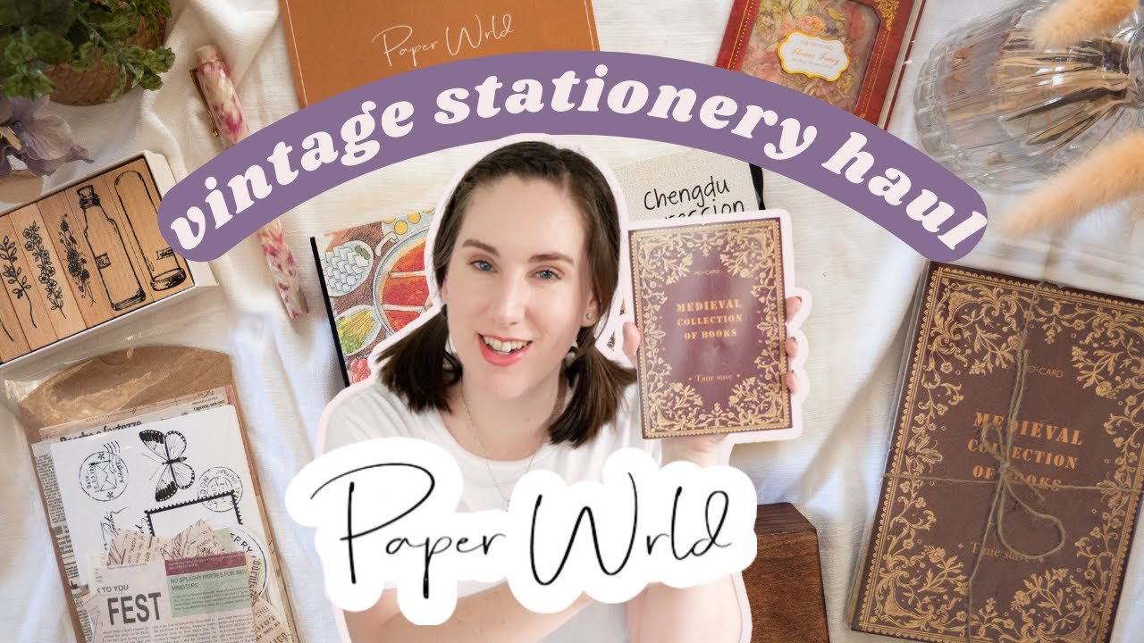 Paperwrld Vintage Stationery Haul