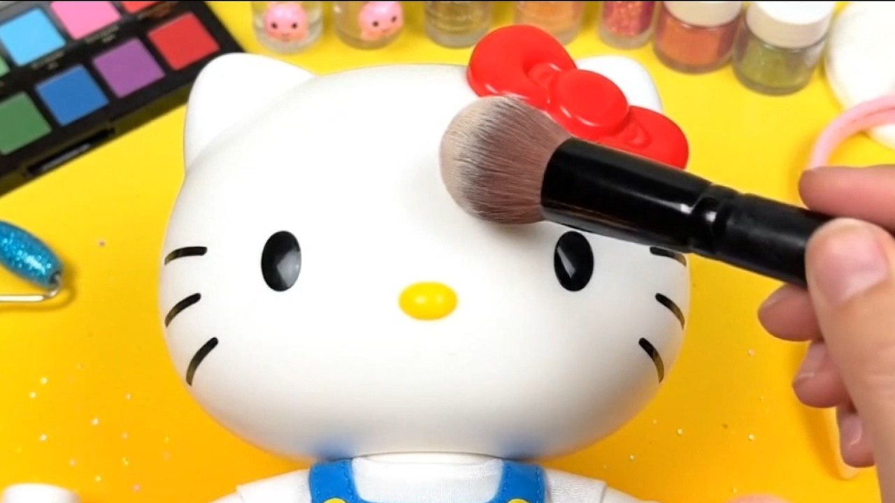🎀 Hello Kitty Makeup Tutorial | Kawaii Pink Glam ASMR 💗 Soft Doll-Like Beauty Look