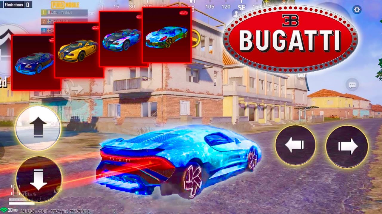 MAXED NEW BUGATTI SKIN 😍🔥 PUBG MOBILE
