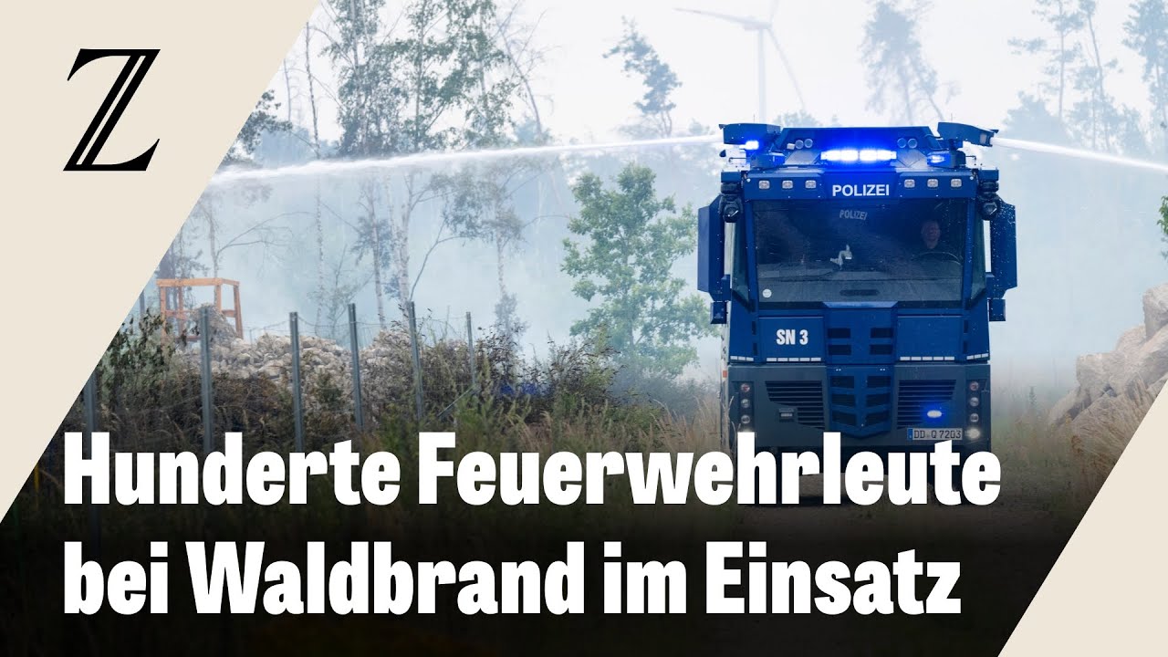Waldbrand in Sachsen weiterhin nicht unter Kontrolle