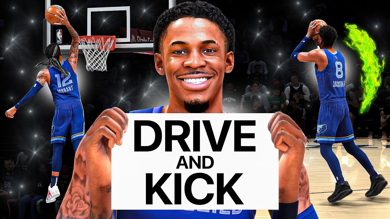 Использование НОВОГО Drive & Kick Freelance в NBA 2K26 Играйте сейчас онлайн