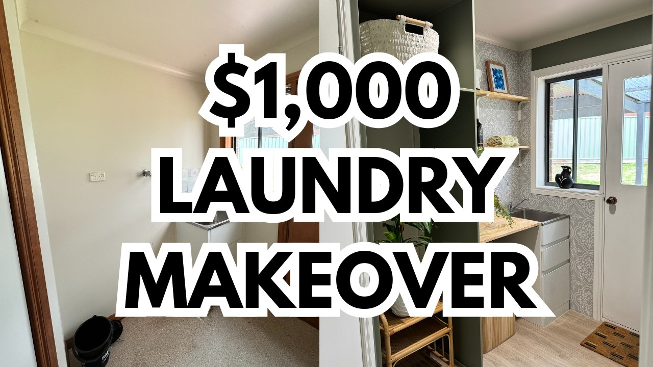 $1,000 Laundry Makeover - All DIY