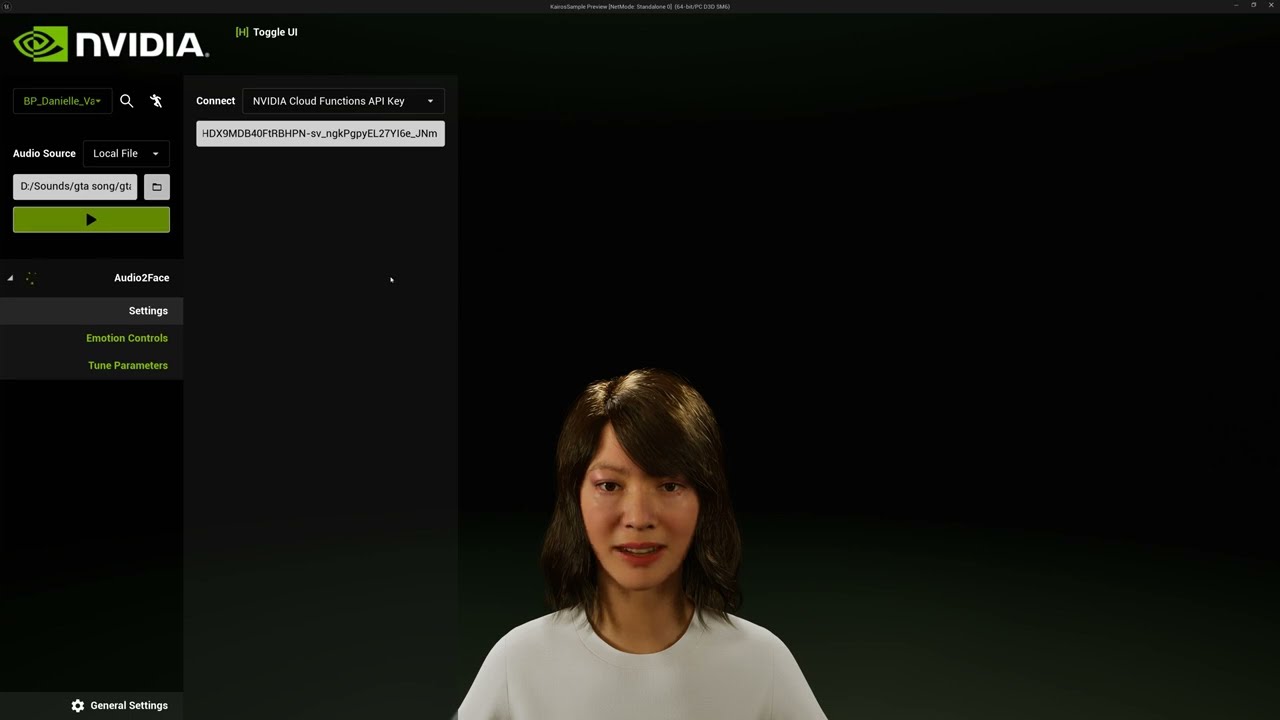 Unreal Engine 5.4 - How to Setup NVIDIA ACE - Audio2Face with Metahuman - (Part 1) - 4K