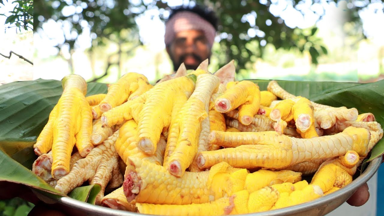 Chicken legs recipe-Spicy Chicken legs // Village man cooking // Chicken CURRY