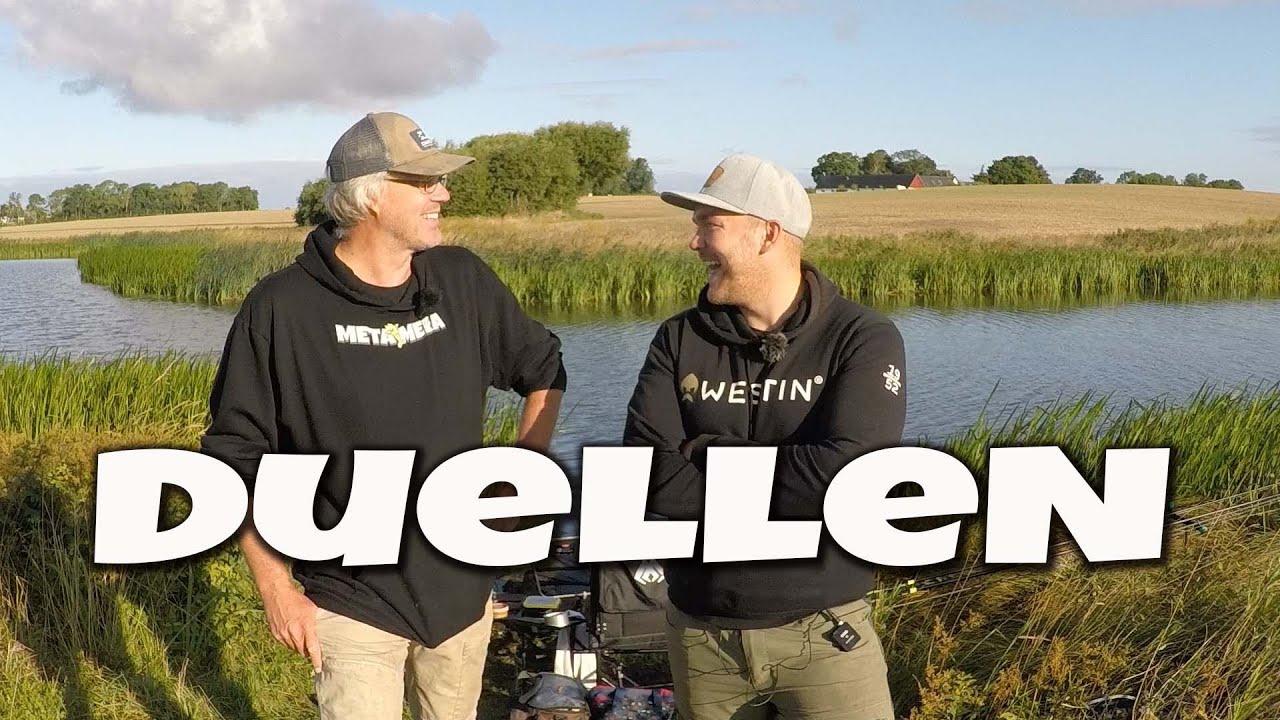 Duellen - två fiskare tävlar mot varandra i mete.