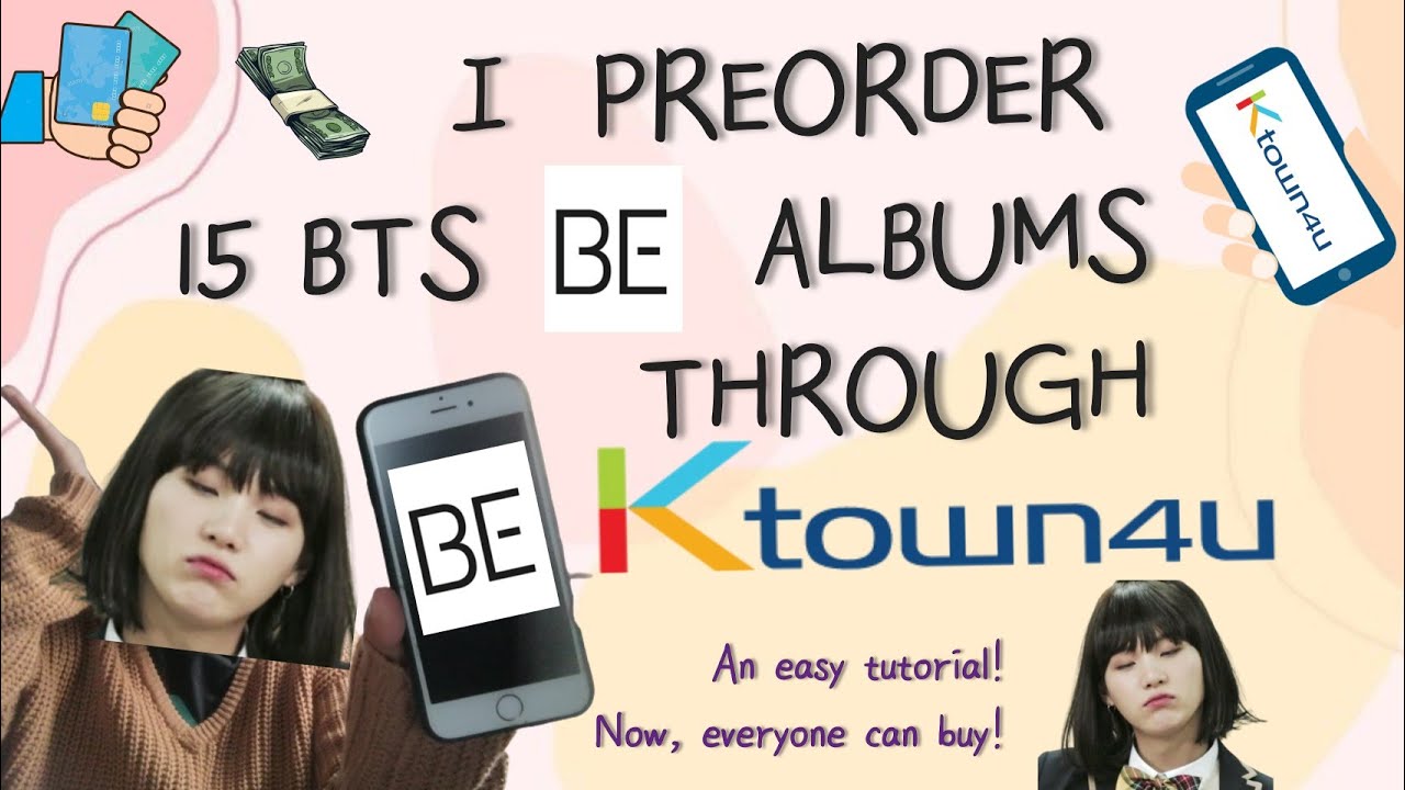 ✨BTS 'BE' DELUXE EDITION preorder✨ Easy tutorial to KTOWN4U🌠(How To Buy Kpop Albums) 🎉Unboxing soon!