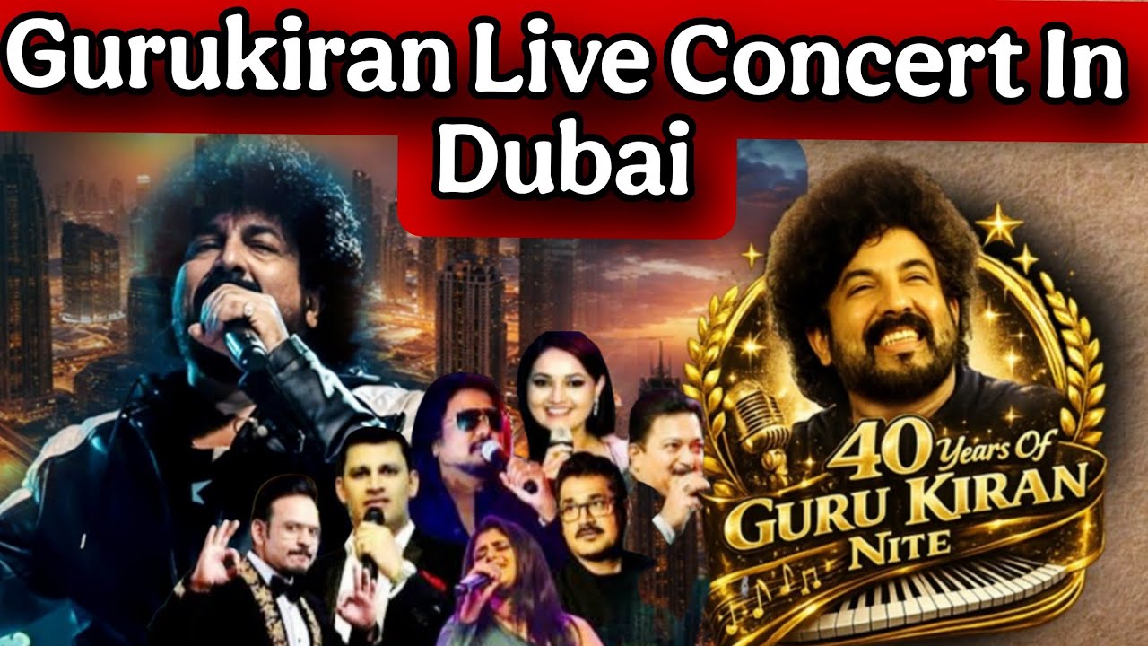 Gurukiran Live Concert in Dubai | 40 years of Gurukiran Nite in Dubai | Gurukiran | Live Concert