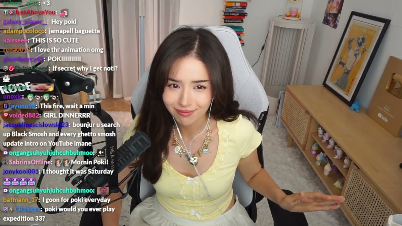 Pokimane - secret early stream ♡ [french subs!] 20250627