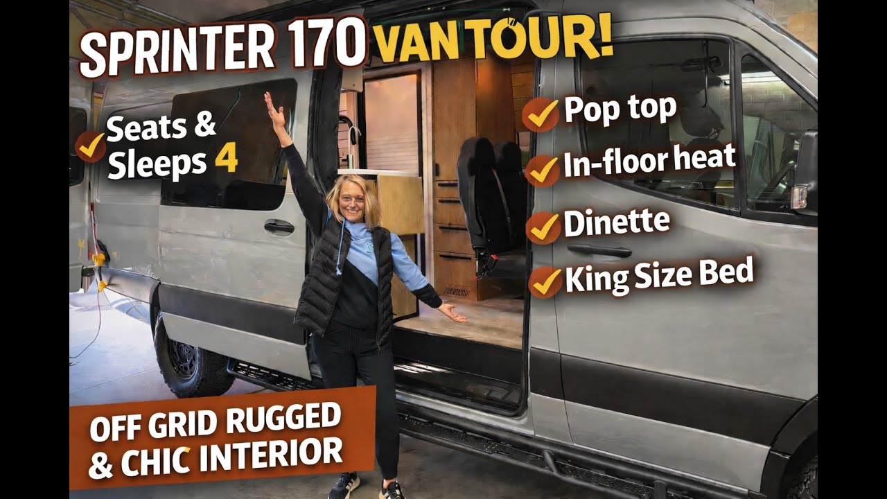 Rugged Meets Refined | Luxury Sprinter 170 Van Tour
