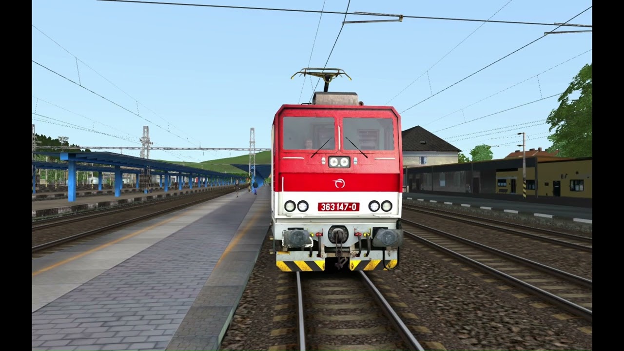 Train simulator Zssk Eso 363 Test